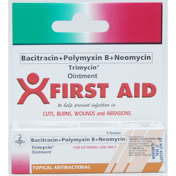 TRIMYCIN Bacitracin / Polymyxin B Sulfate / Neomycin 200units